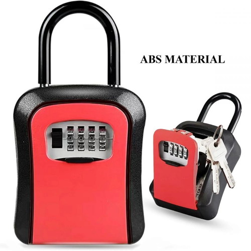 Hanging key box new with reinforced ABS, red
