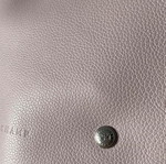 Longchamp leather bag used, pink, 30x21x10 cm