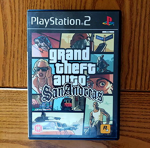 PLAYSTATION 2 GRAND THEFT AUTO SAN ANDREAS