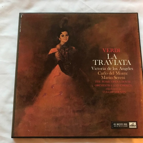 Verdi La Traviata 3 LP used, classical