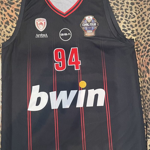 Olympiacos Fournier Large Final Four collectible jersey, new with tag
