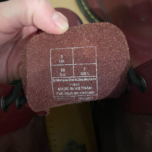 Dr Martens 1460 cherry red boots size 38 new