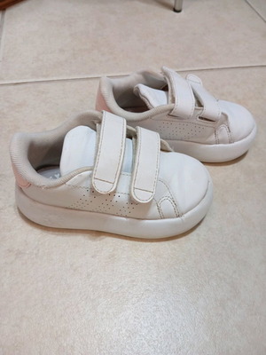Adidas Bubble Comfy sneakers used, size 25, white pink
