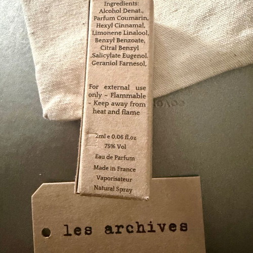 Les Archives Kamla 2ml Eau de Parfum επίσημο τεστερ καινούργιο