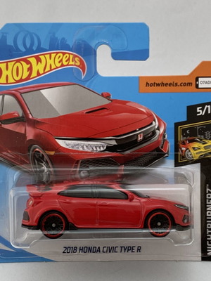 2018 Honda Civic Type R red Hot Wheels Nightburnerz car
