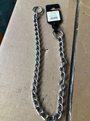 Obedience Collar Twist Chain 3.5mm x 55cm new