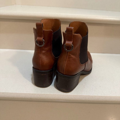 Alpe ankle boots used, brown, size 38