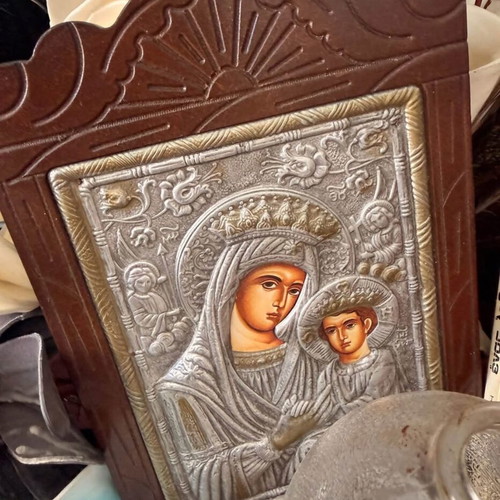 Religious items lot, vintage for iconostasis and gifts
