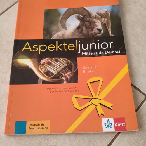 Aspekte Junior B1 Plus German Learning Book like new