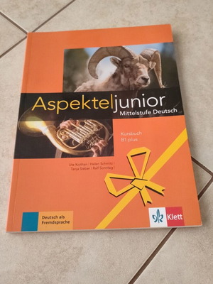 Aspekte Junior B1 Plus German Learning Book like new