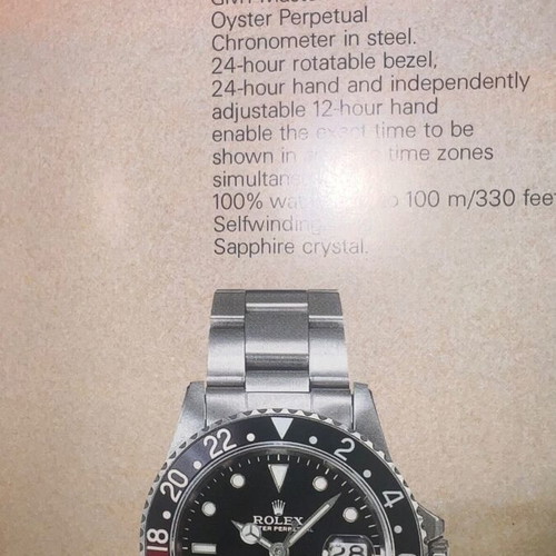Rolex pack of used catalogs with two editions from 1980 and 2000