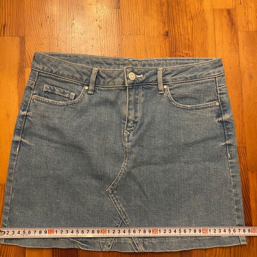 Mini denim skirt Esprit blue like new, small/medium
