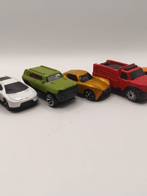 Metal toy cars used, pack of 6
