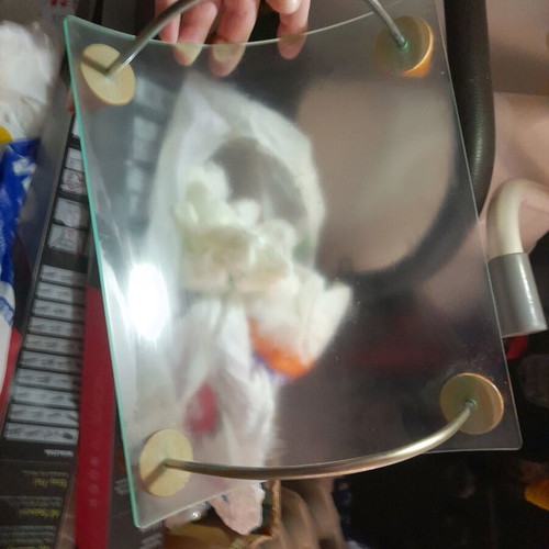 Decorative fruit stand like new, plastic