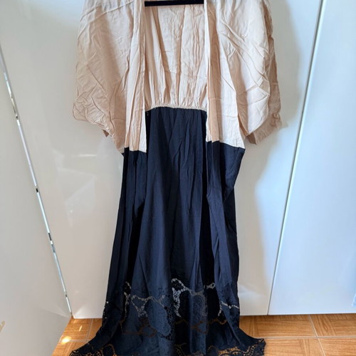 Nidodileda kimono like new, black and beige