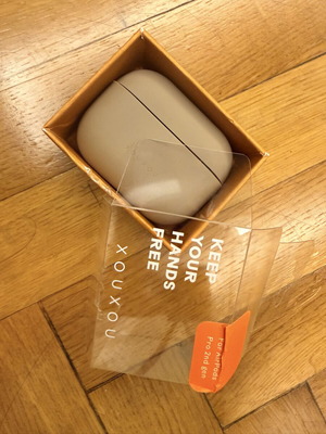 XOUXOU Silicone Case for AirPods Pro 2nd Gen with Box