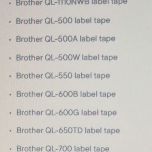 Brother DK22210 Compatible White Thermal Label Rolls new