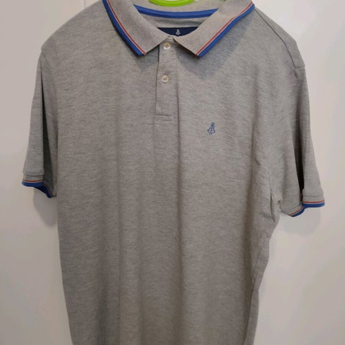 Explorer men's polo shirt gray like new, size L/XL