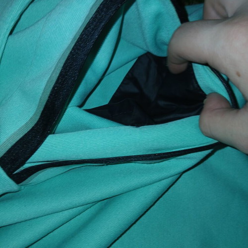 Nike shorts, turquoise and black, size M