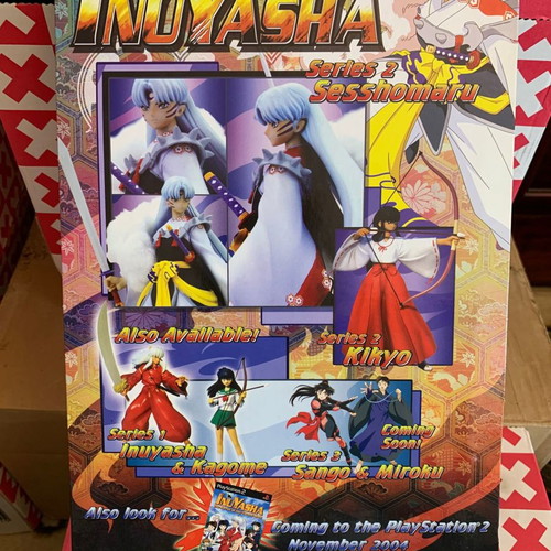 Inu Yasha Series 1 and 2 figures new and sealed