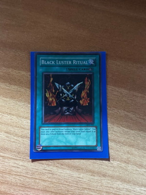 Yu-Gi-Oh Card Black Luster Ritual Spell used