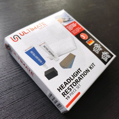 Headlight cleaning kit for car like new