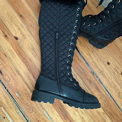 Winter boots with lining size 36.5 black like new