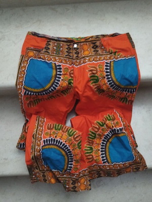 Pants like new, colorful, sizes S and M