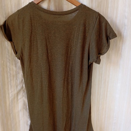 Khaki blouse Pull & Bear like new, airy, size M