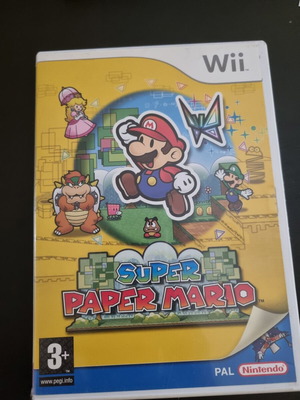 Super Paper Mario Nintendo Wii παιχνίδι σαν καινούργιο, κομπλέ στο κουτάκι