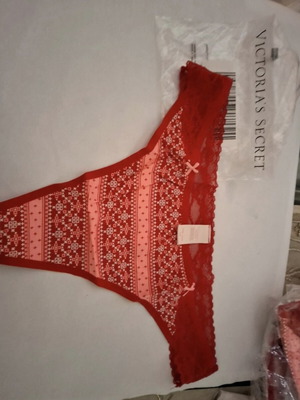 Victoria's Secret lingerie new, white and red