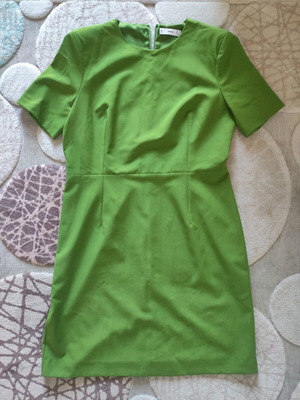 Midi office dress Mango new, size XL, green
