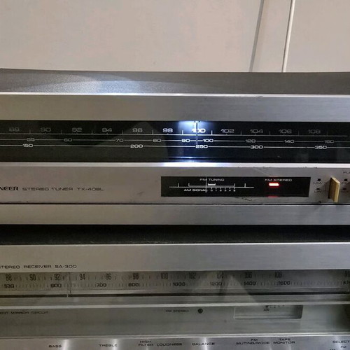 Pioneer TX-406L tuner used, analog vintage receiver