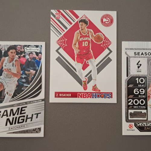 Zacharrie Risacher basketball card bundle like new
