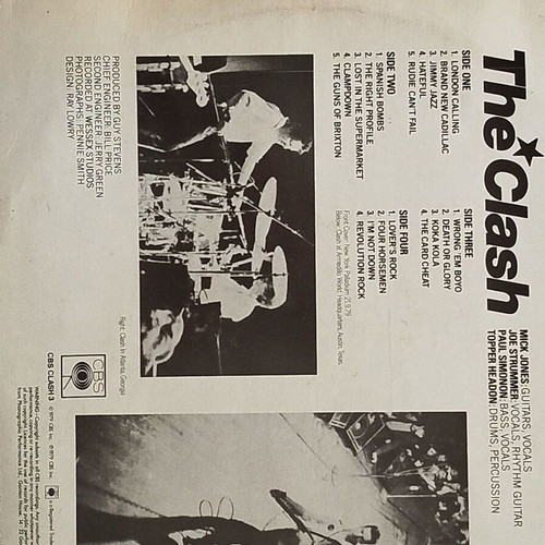 The Clash London Calling double vinyl LP used, Greek pressing 1979