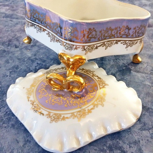 Fondant dish old porcelain Titov Veles