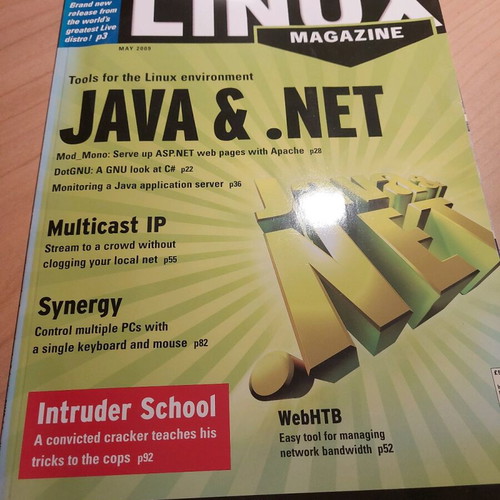 Linux magazine UK 2009 like new with Knoppix CD