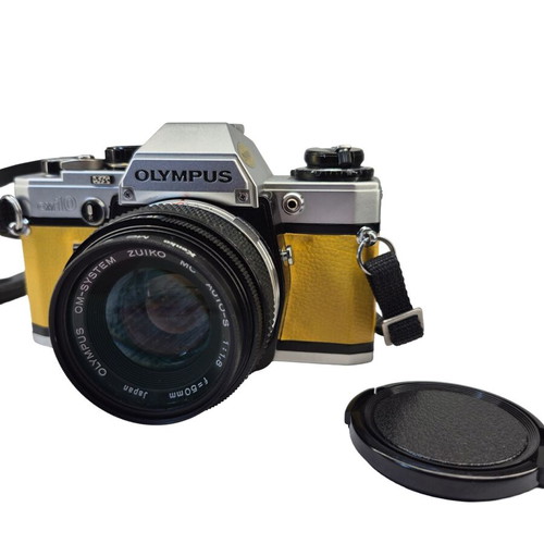 Olympus OM-10 SLR 35mm camera with Zuiko 50mm f/1.8 lens used