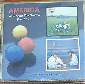 Διπλό CD, America, View from the ground/Your move, 1982, εισαγωγής, σαν καινούριο