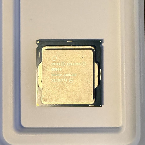 Intel Celeron G3900 CPU used, functional