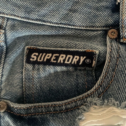 Superdry shorts like new, size W26, blue