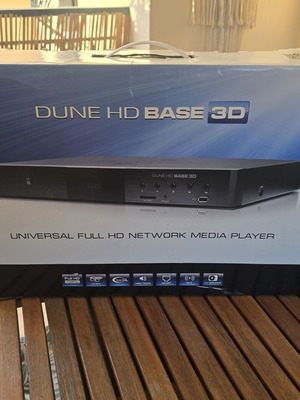 Dune HD Base 3D media player μεταχειρισμένο με τηλεκοντρόλ και καλώδιο τροφοδοσίας