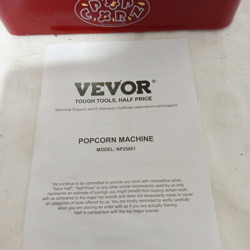 Popcorn machine new