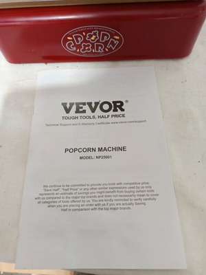 Popcorn machine new