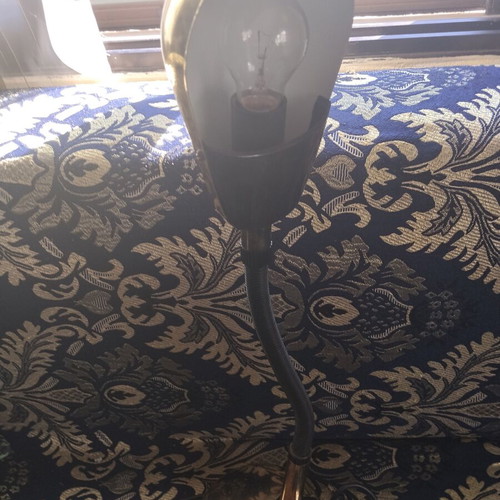 Vintage Space Age Table Lamp used, 68cm, retro design
