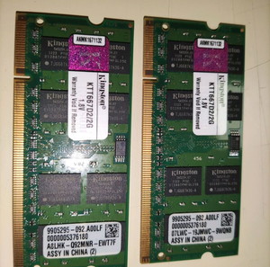 Kingston Μνήμη Laptop 2 GB SO DIMM DDR2 667 MHz