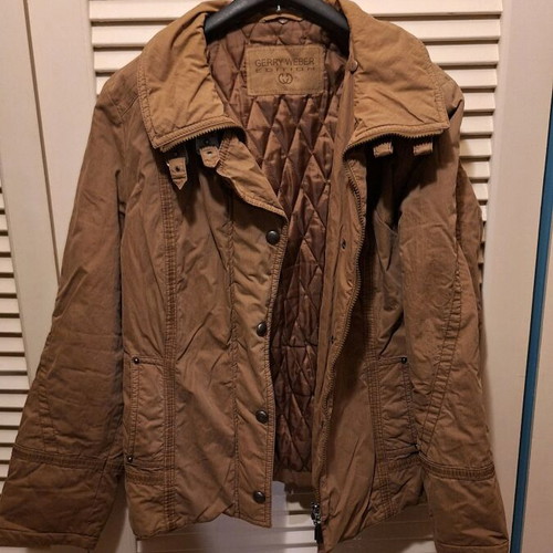 Gerry Weber brown jacket like new, cotton and nylon
