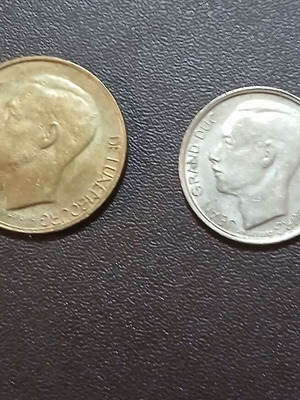 Two Luxembourg coins 1977/1990