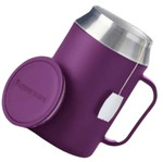 Κούπα θερμός Tupperware 400 ml, μωβ