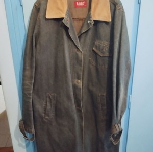 Vintage 90's τζίν καμπαρτίνα Lussile μεσάτη